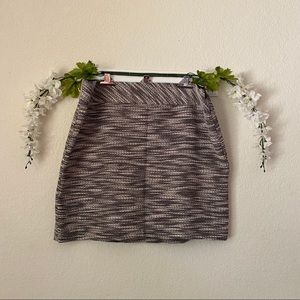 Loft sz:16 Black & White Patterned Tweed Skirt
